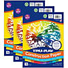 Tru-Ray Color Wheel Assortment, 12 Vibrant Colors, 12" x 18", 72 Sheets Per Pack, 3 Packs Image 1