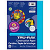 Tru-Ray Construction Paper, Atomic Blue, 9" x 12", 50 Sheets Per Pack, 5 Packs Image 1