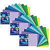 Tru-Ray Construction Paper, Cool Assorted, 12" x 18", 50 Sheets Per Pack, 3 Packs Image 1