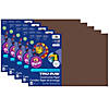 Tru-Ray Construction Paper, Dark Brown, 12" x 18", 50 Sheets Per Pack, 5 Packs Image 1