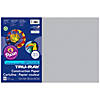 Tru-Ray Construction Paper, Gray, 12" x 18", 50 Sheets Per Pack, 5 Packs Image 1