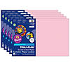 Tru-Ray Construction Paper, Pink, 12" x 18", 50 Sheets Per Pack, 5 Packs Image 1