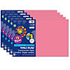 Tru-Ray Construction Paper, Shocking Pink, 12" x 18", 50 Sheets Per Pack, 5 Packs Image 1