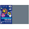 Tru-Ray Construction Paper, Slate, 12" x 18", 50 Sheets Per Pack, 5 Packs Image 1