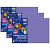 Tru-Ray Construction Paper, Violet, 12" x 18", 50 Sheets Per Pack, 3 Packs Image 1