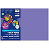 Tru-Ray Construction Paper, Violet, 12" x 18", 50 Sheets Per Pack, 3 Packs Image 1