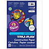 Tru-Ray Construction Paper, White, 9" x 12", 50 Sheets Per Pack, 10 Packs Image 1