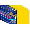 Tru-Ray Construction Paper, Yellow, 12" x 18", 50 Sheets Per Pack, 5 Packs Image 1