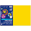 Tru-Ray Construction Paper, Yellow, 12" x 18", 50 Sheets Per Pack, 5 Packs Image 1