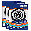 Tru-Ray Premium Construction Paper, Black & White, 9" x 12", 144 Sheets Per Pack, 3 Packs Image 1