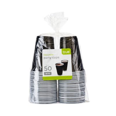 True 16 oz Black Party Cups, 50 pack by True Image 3