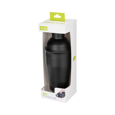 True Ash 18 Ounce Matte Black Cocktail Shaker by True Image 1