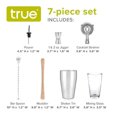 True - Barware Set 7 Piece - Case of 6-7 CT Image 1