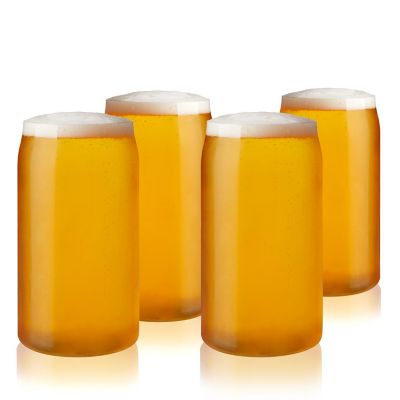 True Beer Can Pint Glasses, Set of 4 by True Image 1