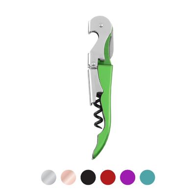 Truetap&amp;#8482;: Double-Hinged Waiter's Corkscrew in Lime Image 1