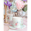 Truly Scrumptious Floral Disposable Paper Tea Cups with Saucers- 12 Ct. Image 4
