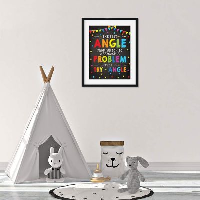 Try-Angle Math Quote 8.5x11in Image 1