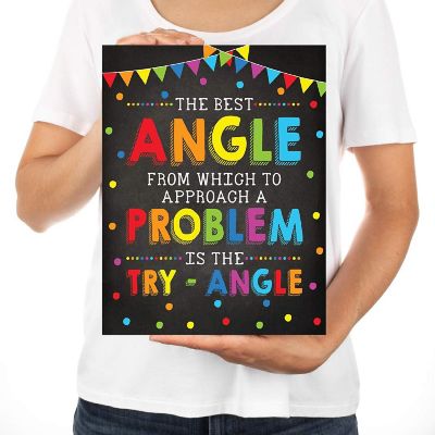 Try-Angle Math Quote 8.5x11in Image 3