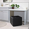 Tufted Square Ottoman 16" Height - Black Image 1