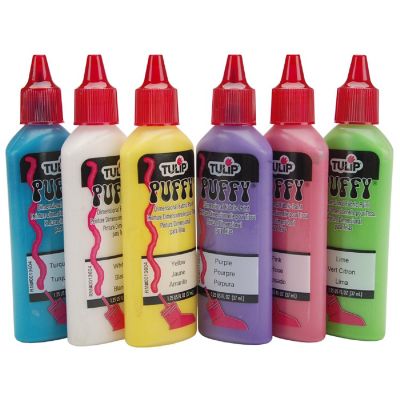 Tulip Dimensional Fabric Paints 1.25oz 6/Pkg-Puffy Image 1