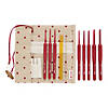 Tulip Etimo Red Crochet Hook W/ Cushion Grip Set Image 1