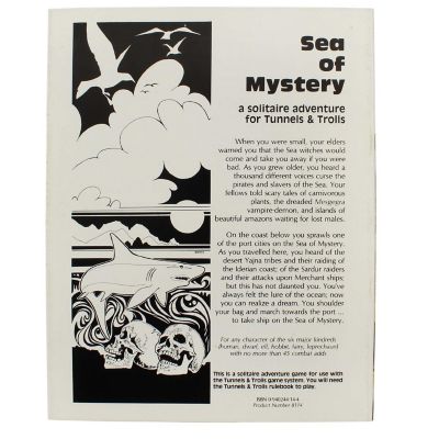 Tunnels & Trolls Solo Adventure 14: Sea of Mystery, Fantasy Role Playing Game Module Image 1