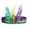 TURKEY FEATHER MARDI GRAS HEADBAND Image 1