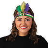 TURKEY FEATHER MARDI GRAS HEADBAND Image 1