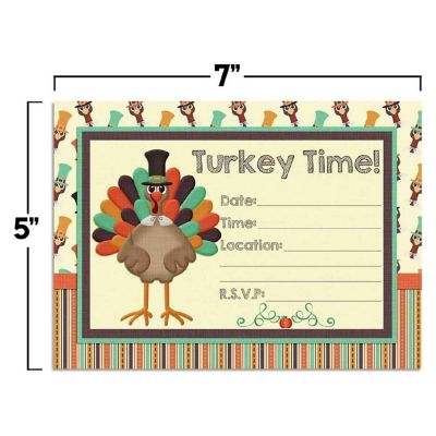 Turkey Time Invitations 40pc. by AmandaCreation Image 3