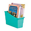 Turquoise Book Bins - 6 Pc. Image 1