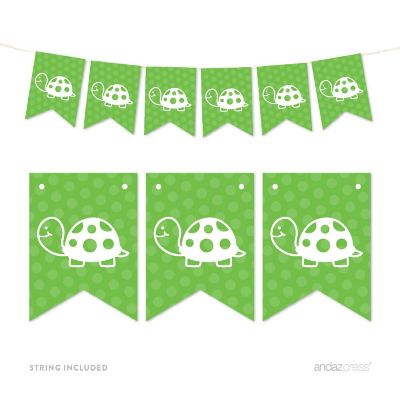 Turtle Banner - 4 x 5.5 Inch Image 1