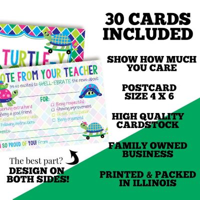 Turtle Teacher Mail for Students by AmandaCreation 30ct Image 1
