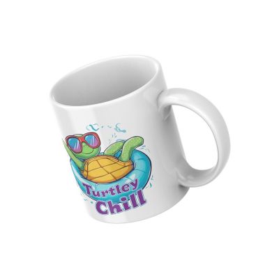 Turtley Chill Mug by Dancing Littles Jungle Image 1
