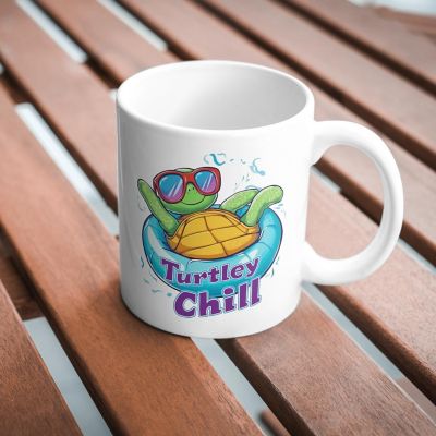 Turtley Chill Mug by Dancing Littles Jungle Image 2