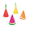 Tutti Frutti Cone Party Hats - 12 Pc. Image 1