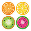 Tutti Frutti Party Orange, Lemon, Kiwi, Watermelon Paper Dessert Plates - 8 Ct. Image 1