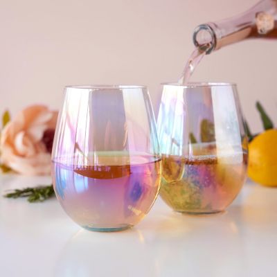 Twine Luster Stemless Wine Glass Set by Twine Image 1