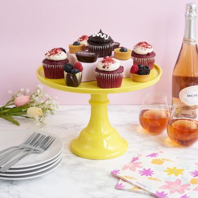 Twine Yellow Melamine Cake Stand Image 1