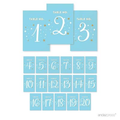 Twinkle Star Baby Blue Numbers 1 20 Image 1