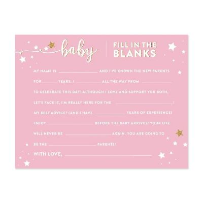 Twinkle Star Baby Fill Blanks, 20pk Image 1