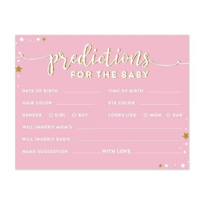 Twinkle Star Baby Predictions, 20pk Image 1