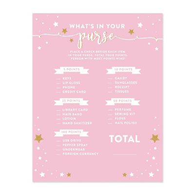 Twinkle Star Purse Game, 20pk Image 1