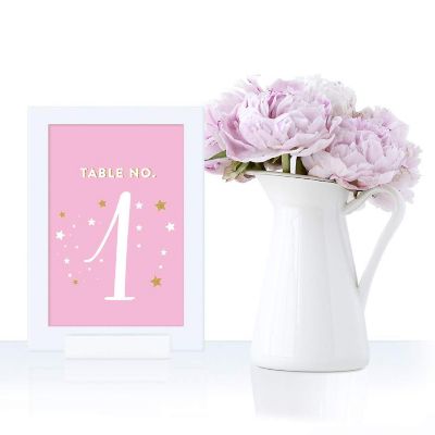 Twinkle Star Table Numbers 1-20 4x6 Image 3