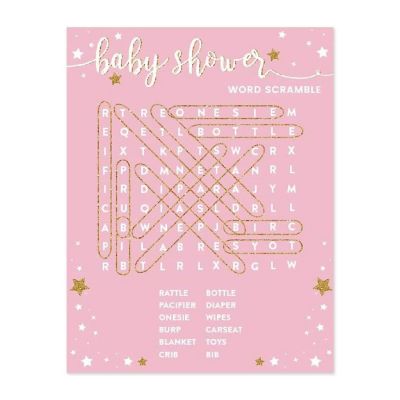 Twinkle Star Word Scramble, 20pk Image 1