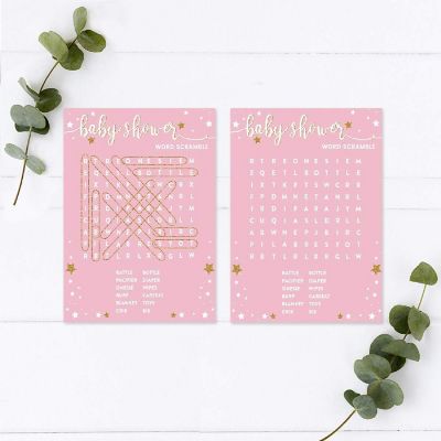 Twinkle Star Word Scramble, 20pk Image 1