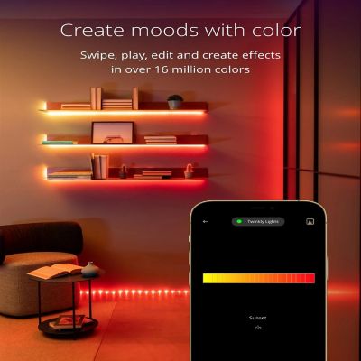 Twinkly 5ft RGB App Controlled LED Extension Light Strip Image 1