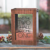 Two Become One Sand Ceremony Shadow Box Image 1