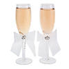 Two Hearts Wedding Toasting Glass Champagne Flutes - 2 Ct. Image 1