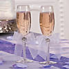Two Hearts Wedding Toasting Glass Champagne Flutes - 2 Ct. Image 3