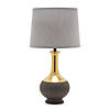 Two Tone Ceramic Table Lamp 22"H Ceramic/Linen MaProper 60W Image 1